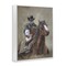 Stupell Industries Ranch Cowboy Western Horse Black Framed Giclee Art